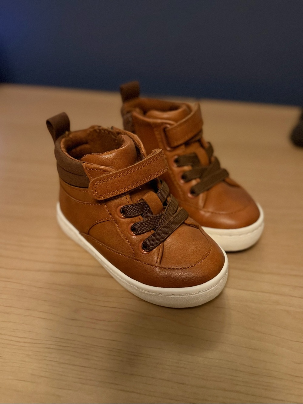 Cat & Jack Brown Toddler High-Top Boots